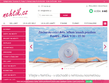 Tablet Screenshot of nehtik.cz